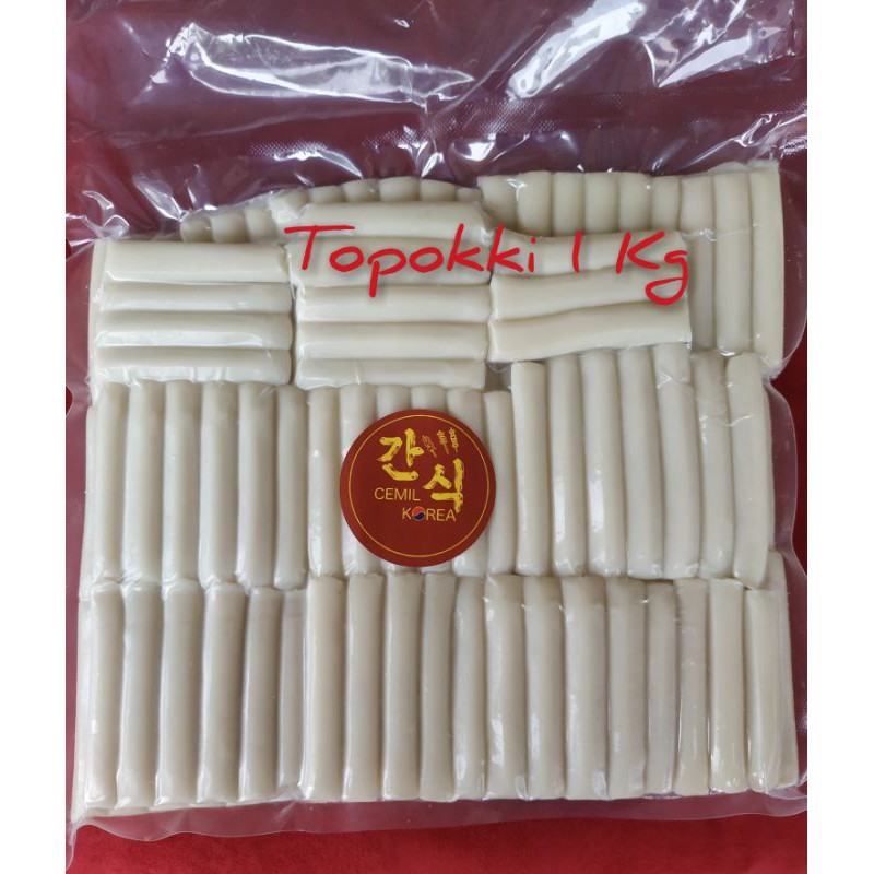 Jual TOPOKI/ TOPPOKI/ TtEOKBOKKI/ TOPOKKI/ RICE CAKE 1KG MAKANAN ...