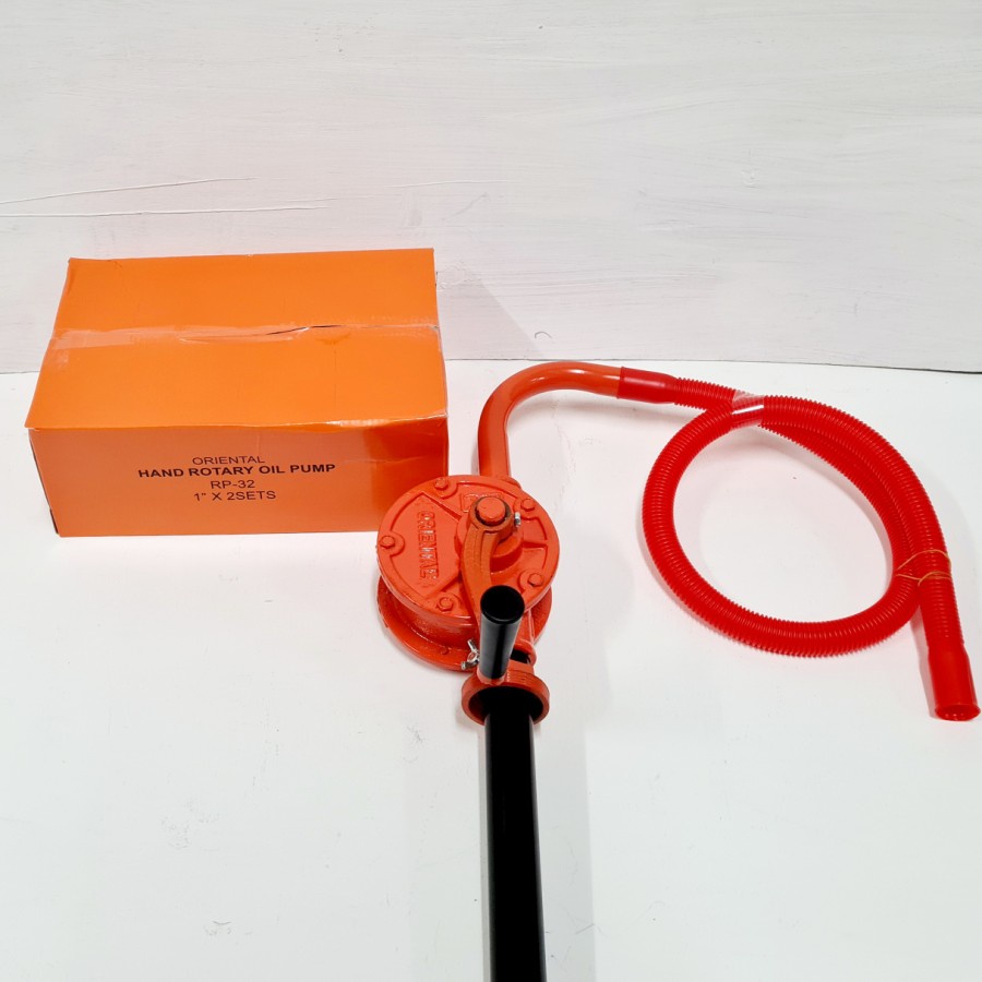 Jual Oriental Pompa Minyak / Oli Drum Hand Rotary Oil Pump Shopee