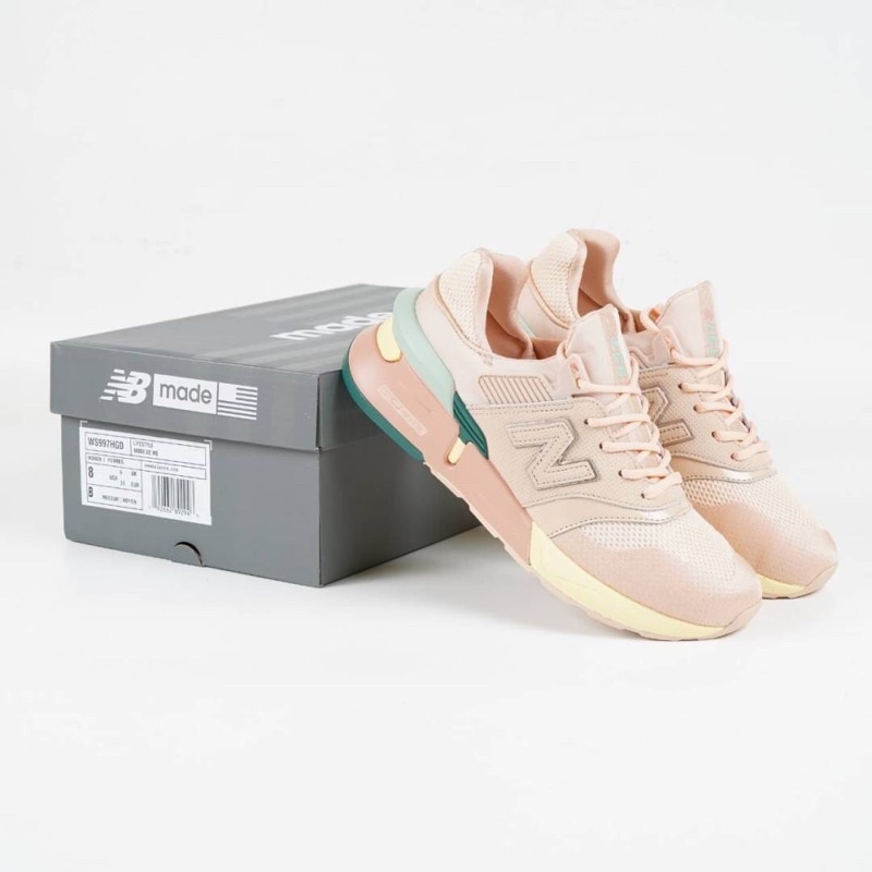 New balance 997 shop sport trainer sandstone