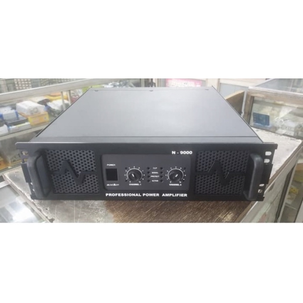 Jual Box power amplifier N9000 3u + knop Shopee Indonesia