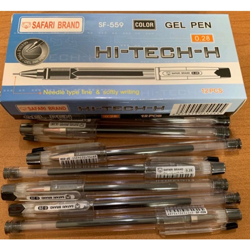 Jual (1pcs) Pulpen/Gel Pen Hi-Tech-H Hi-Tech Hitech Hi-Tec Hitec Safari ...