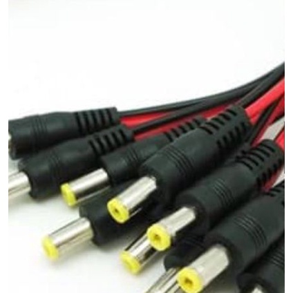 Jual kabel DC Jack male kabel Jack DC buntung 12 Volt | Shopee Indonesia