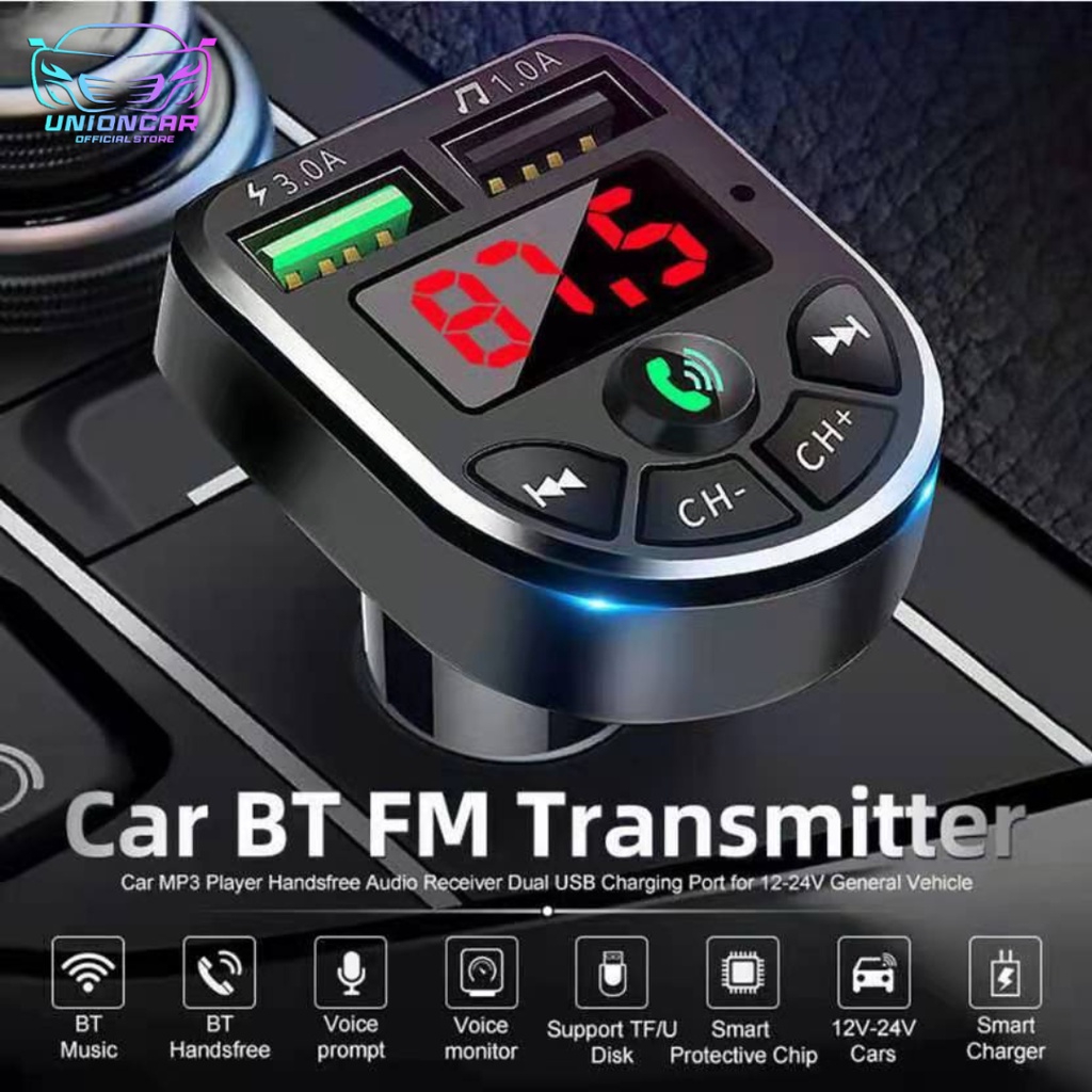 Jual Charger Mobil FM Modulator Bluetooth Receiver MP3 Transmitter ...