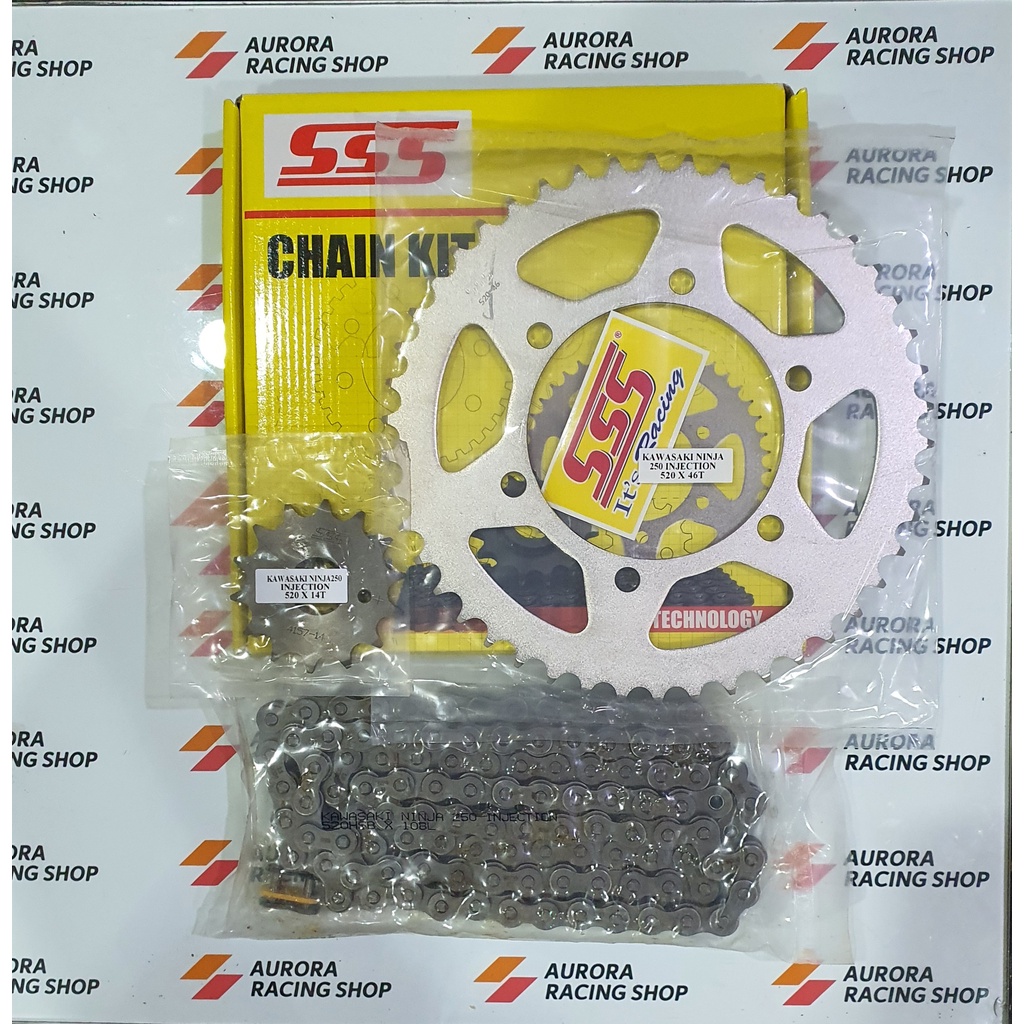 Jual GEAR SET SS NINJA 250 FI - SSS CHAIN KIT | Shopee Indonesia