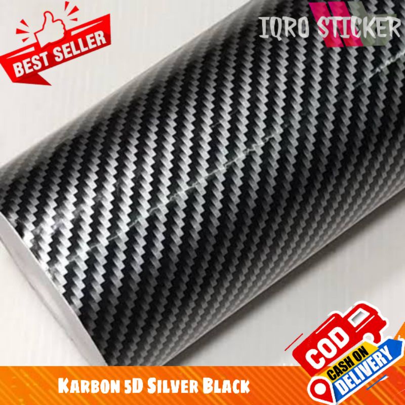 Jual Stiker Skotlet Karbon Lebar 150 Cm Jenis 3d 5d 6d Kevlar Pelangi