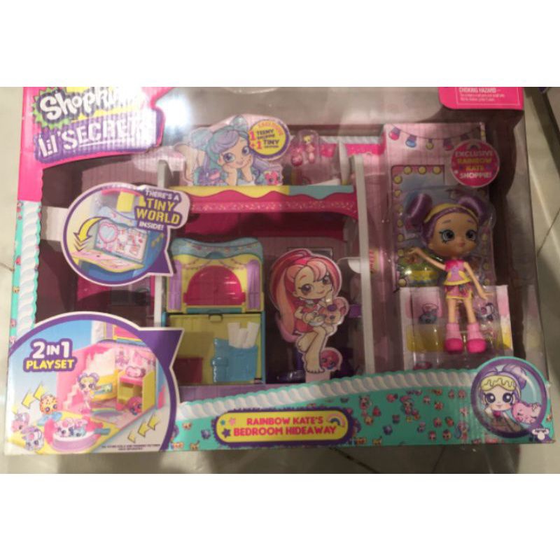 Shopkins rainbow kate's bedroom hot sale hideaway