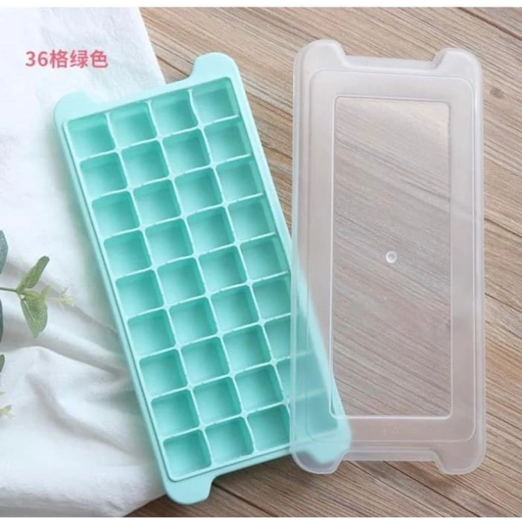 [UNIK88] Cetakan Es Batu + Penutup  Ice Cube Tray | AutoStock