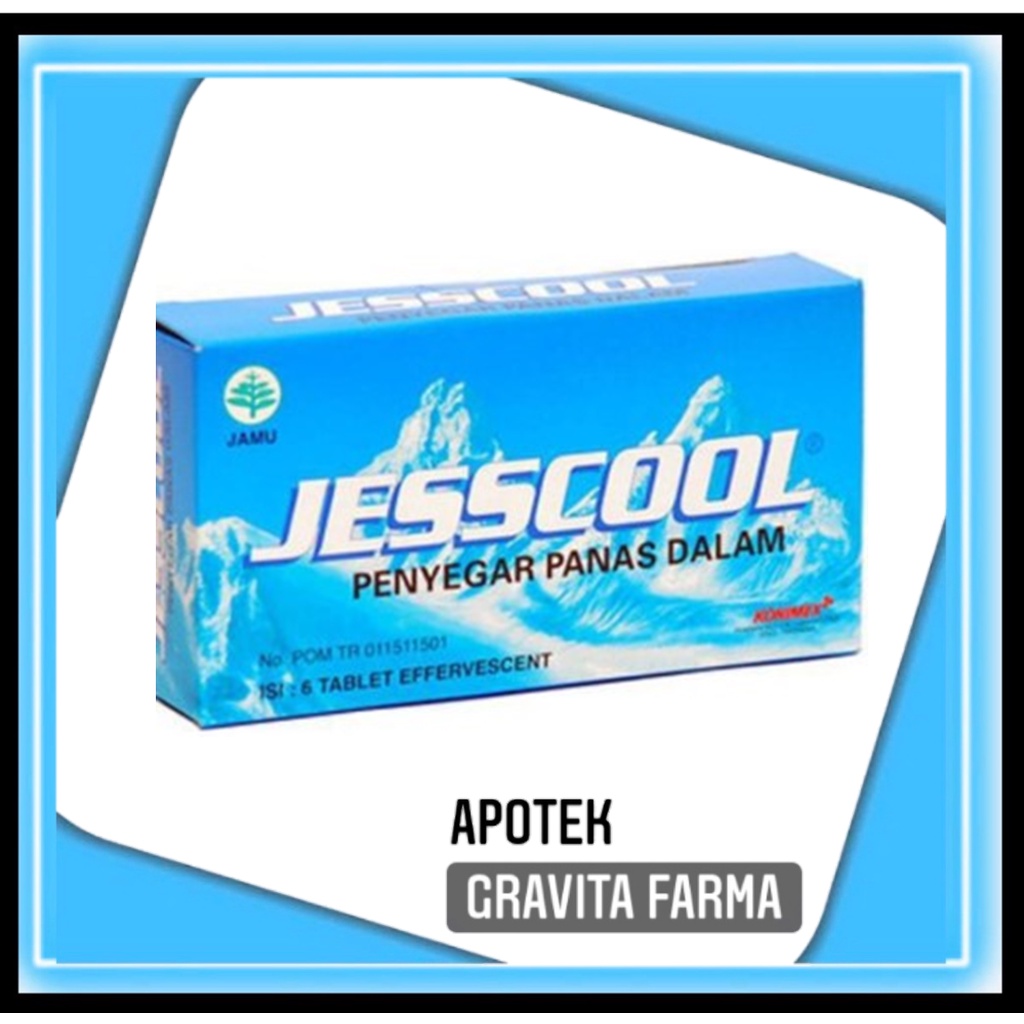 Jual Jesscool Effervescent 6 Tablet untuk sariawan dan panas dalam ...