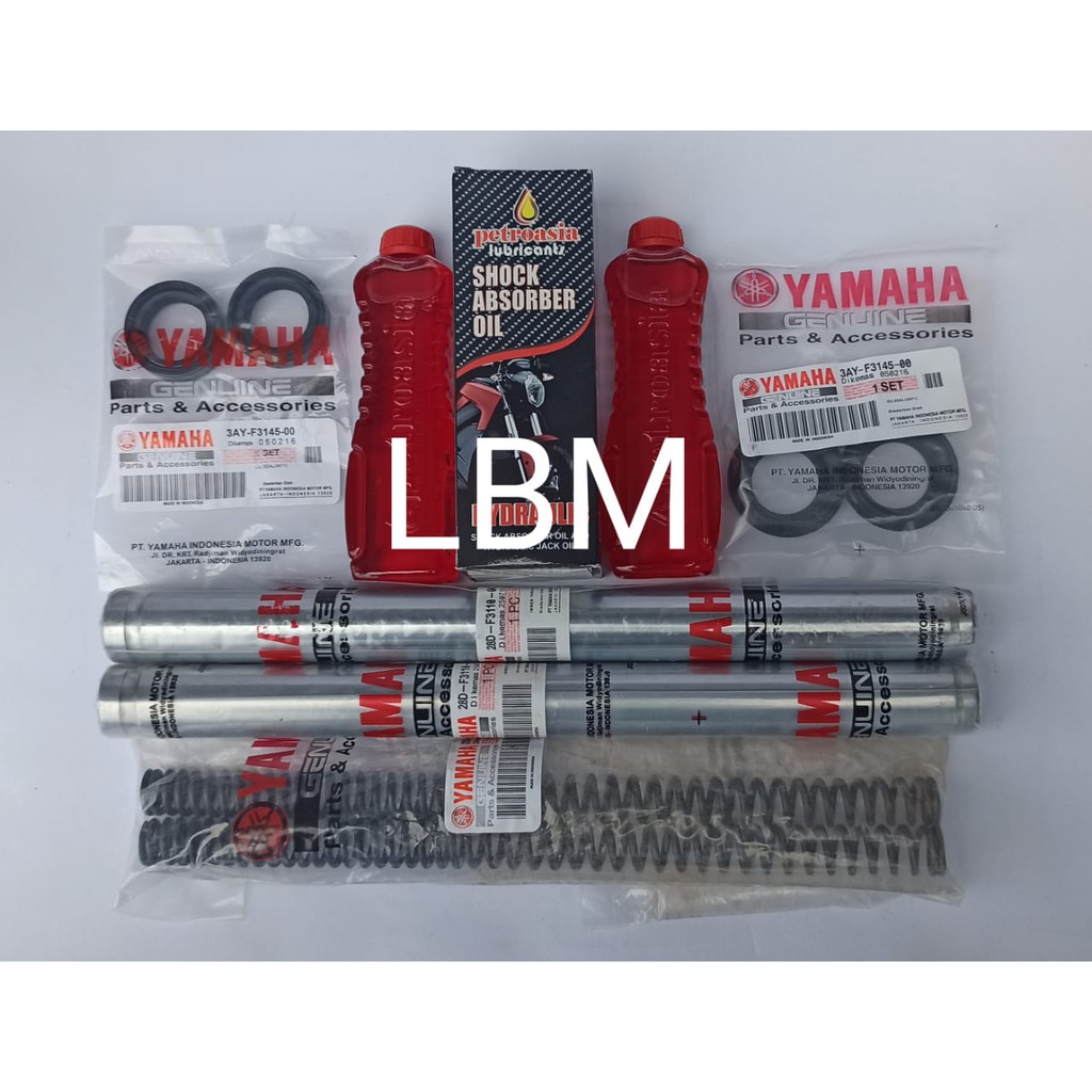 Jual PAKET AS SHOCK PLUS SEAL SHOCK OLI SHOCK & PER SHOCK DEPAN MIO