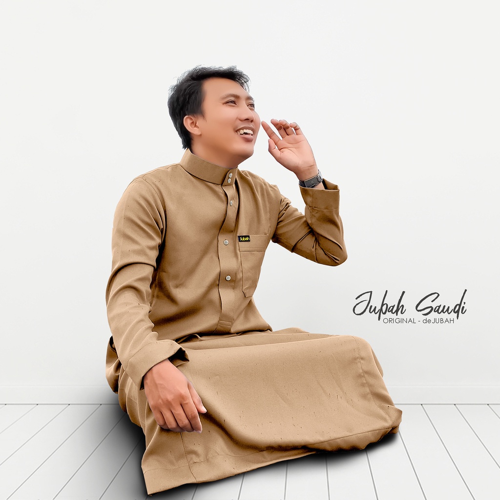 Jual Jubah Gamis Pria Dewasa Model Saudi Lengan Panjang Terbaru SLIMFIT ...