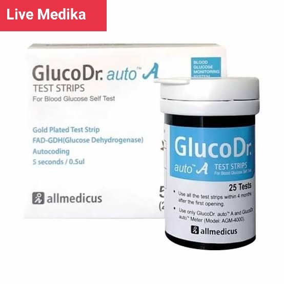 Jual GlucoDr Auto strip / Strip Glucodr AGM4000 /Gluco dr test strips