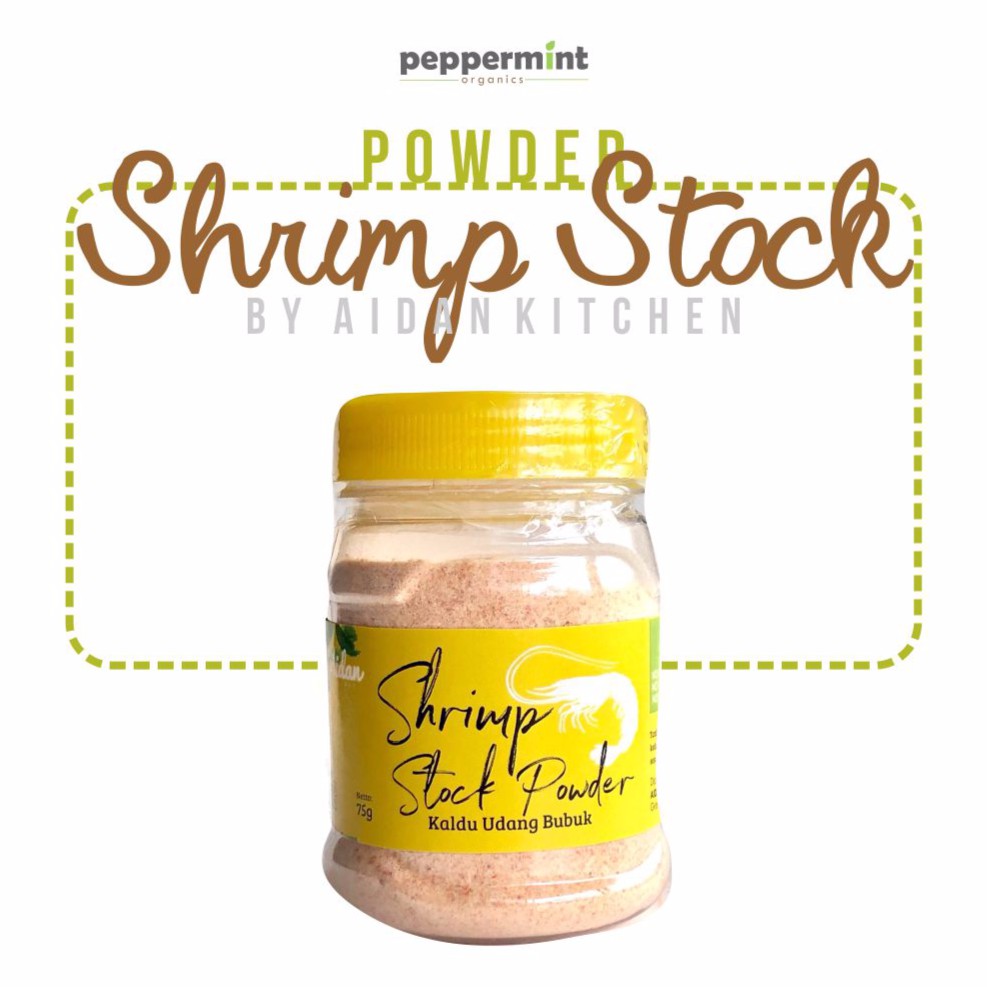Jual Aidan Kitchen Shrimp Stock Powder / Kaldu Udang MPASI (75 gram ...