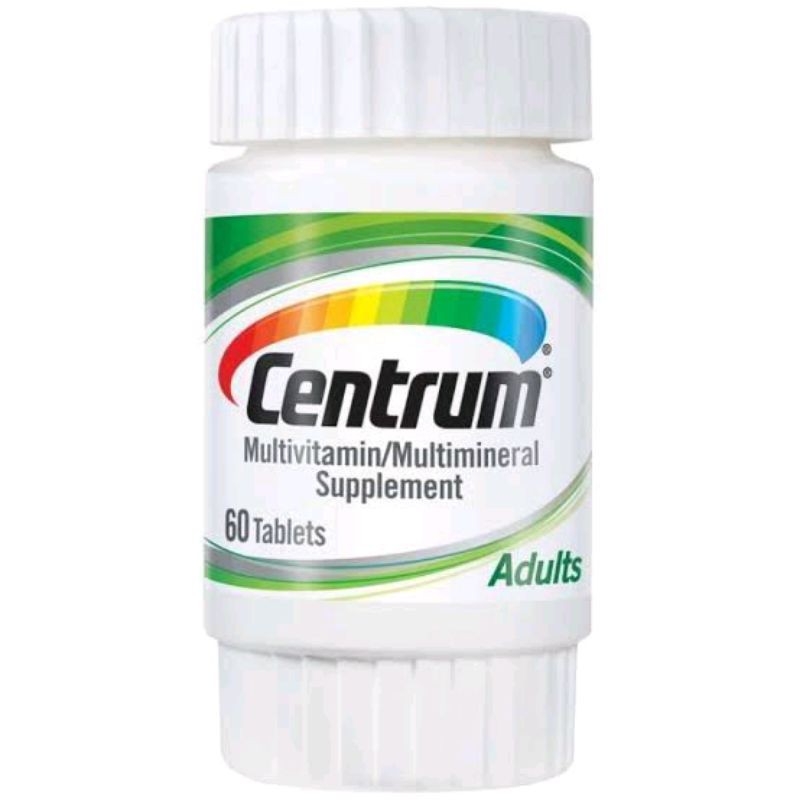 Jual Centrum Multivitamin & Multimineral Adults 60 Tablets | Shopee ...