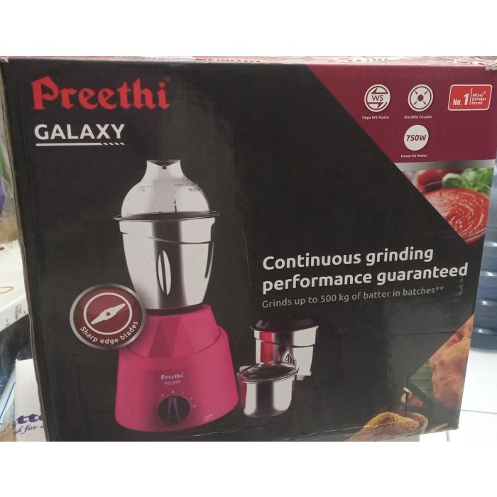 Jual PREETHI GALAXY HEAVY DUTY MIXER GRINDER 750 WATT Shopee Indonesia