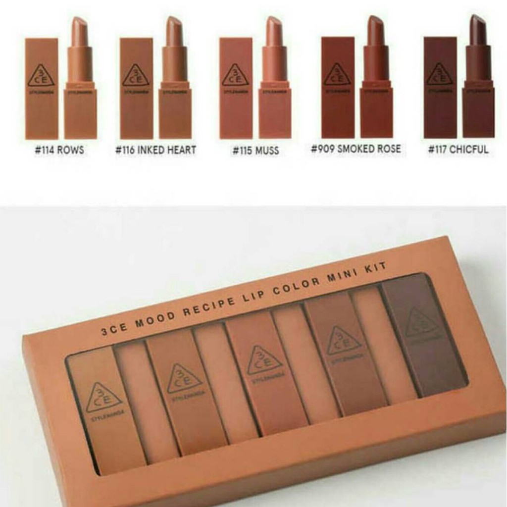 Jual 3CE - Mood Recipe mini Set | Shopee Indonesia