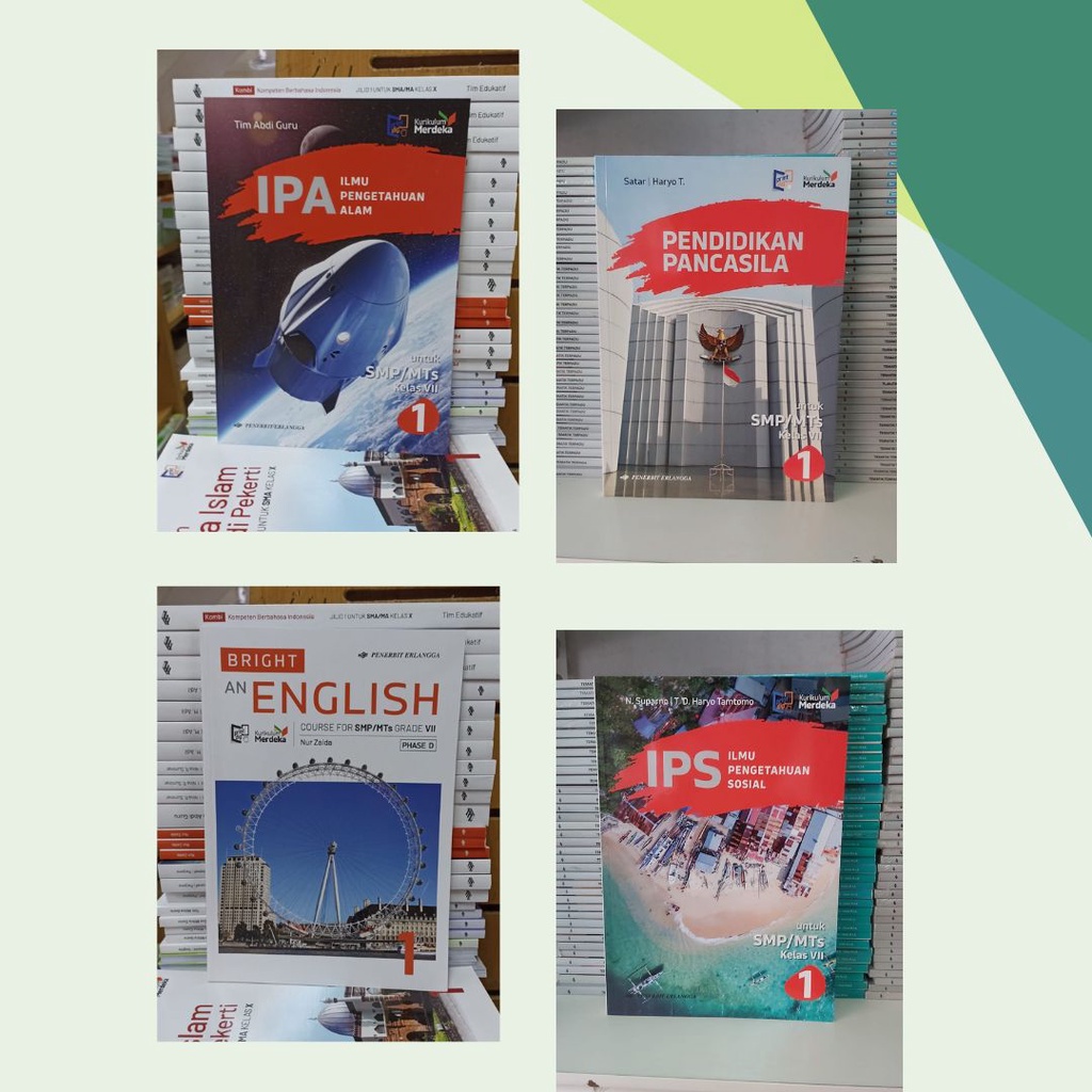 Jual Buku Paket SMP Kelas 7 Kurikulum Merdeka - Erlangga | Shopee Indonesia