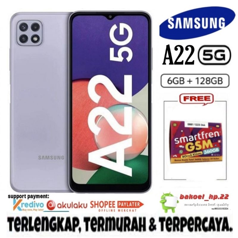 Jual Promo Shopee 88 SAMSUNG GALAXY A22 5G RAM 6GB / ROM 128GBGARANSI ...