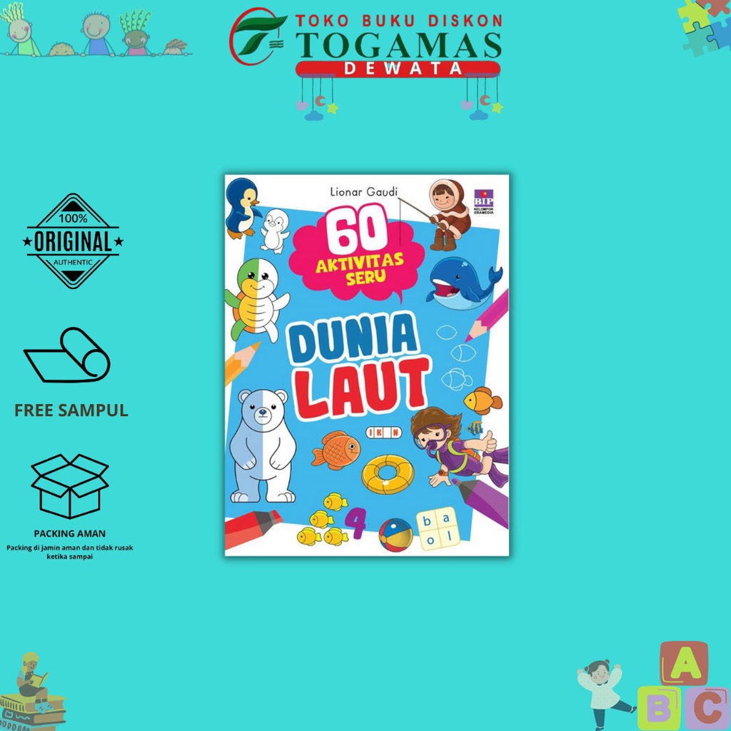 Jual BUKU AKTIVITAS ANAK 60 AKTIVITAS SERU DUNIA LUT LIONAR GAUDI