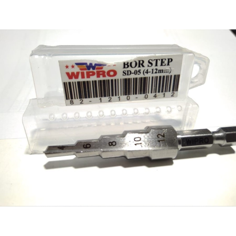 Jual BOR STEP - STEP DRILL WIPRO 4 - 12 WITH 5 STEPS | Shopee Indonesia