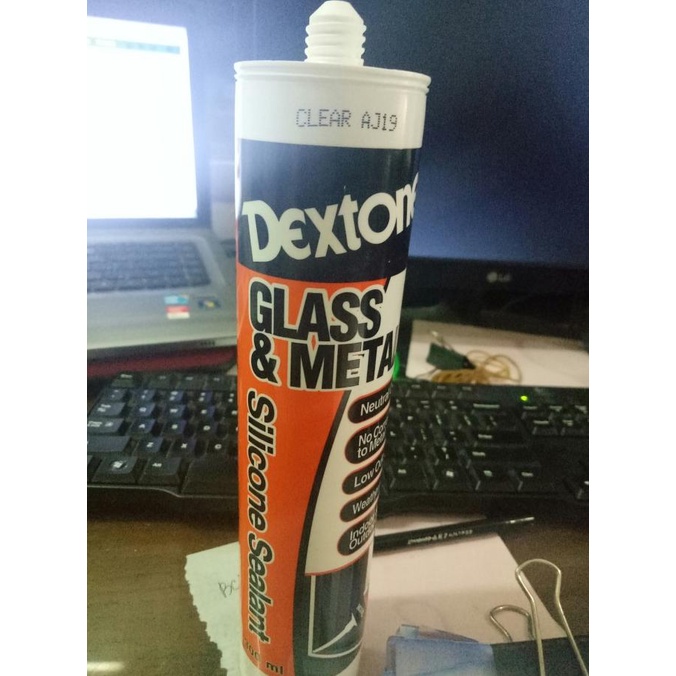 Jual Lem Sealant Neutral Dextone Botol Shopee Indonesia