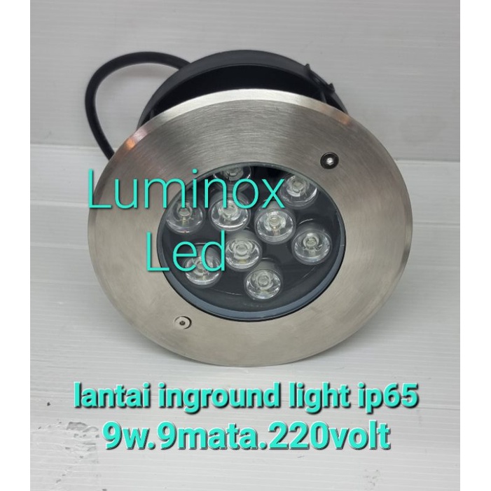 Jual lampu tanam lantai up light led 9w 9 watt 9mata underground led ...