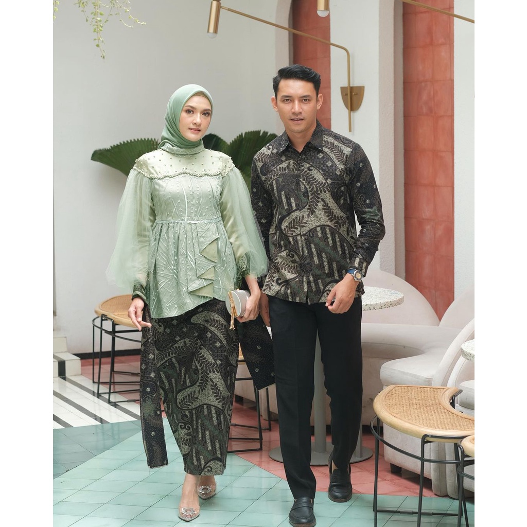 Jual Shopashop Solo Batik Kebaya Couple Cantika Tille Mutiara Kebaya