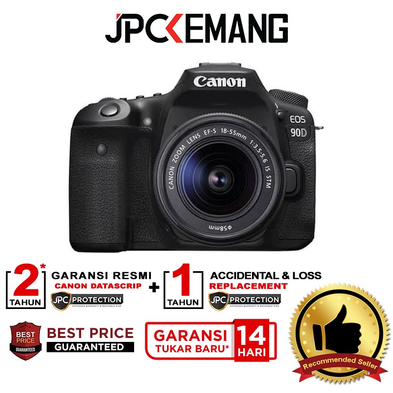 Jual Canon EOS 90D Canon 90D EOS 90 D Kit 18-55mm Garansi