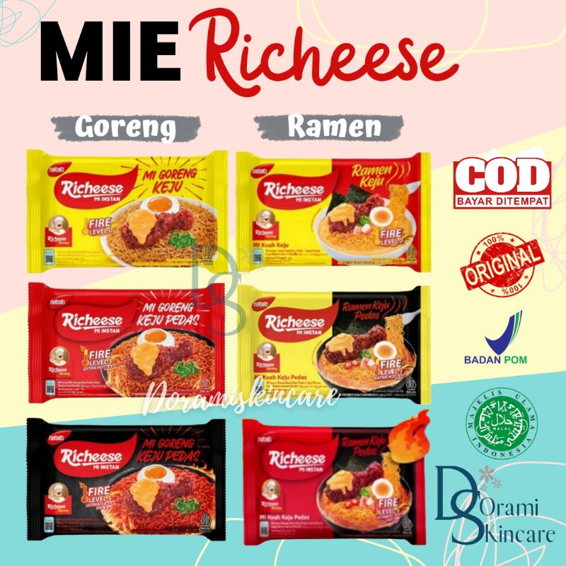Jual MIE RICHEESE MIE GORENG KEJU MIE RAMEN MIE GORENG PEDAS | Shopee ...