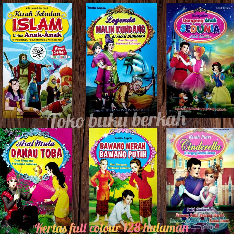 Jual Buku Kumpulan Dongeng Anak 128 Halaman 15x24cm | Shopee Indonesia