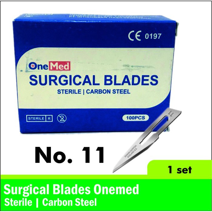 Jual Bisturi No Pisau Bedah Steril Box Onemed Surgical Blades Shopee Indonesia