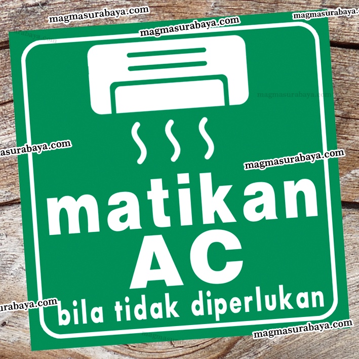 Jual Stiker Matikan Ac - stiker hemat energi | Shopee Indonesia