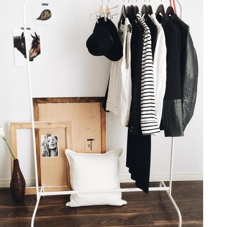 PROMO Stand Hanger Ikea BIG HANGER Gantungan Baju Pakaian Celana Tas Gawangan Hanger SHENAR