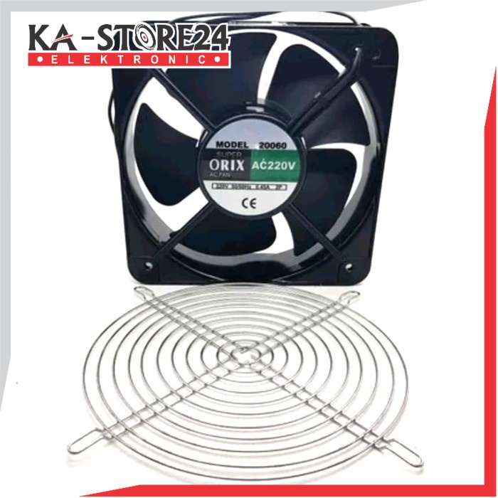 Jual Super ORIX 8inchi Cooling Fan 220V 220 Kipas Panel ball bearing ...