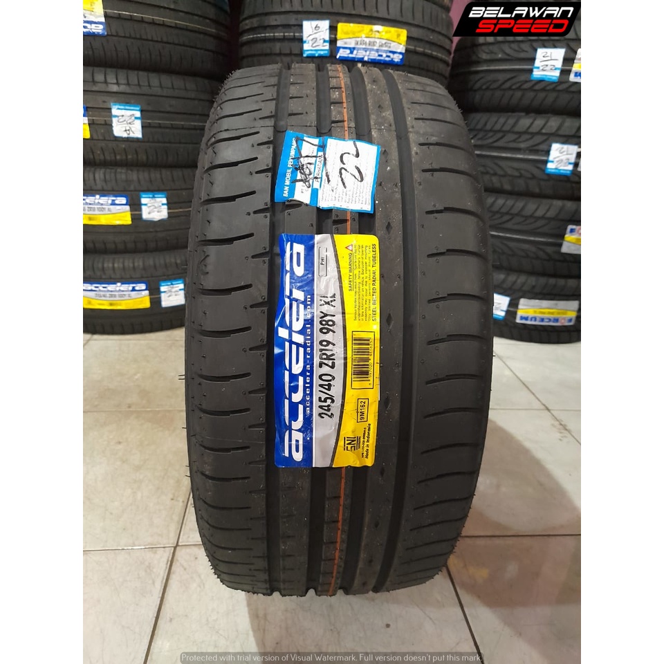 Jual BAN MOBIL MODIFIKASI MURAH MERK ACCELERA PHI UKURAN 245 40 RING 19 ...