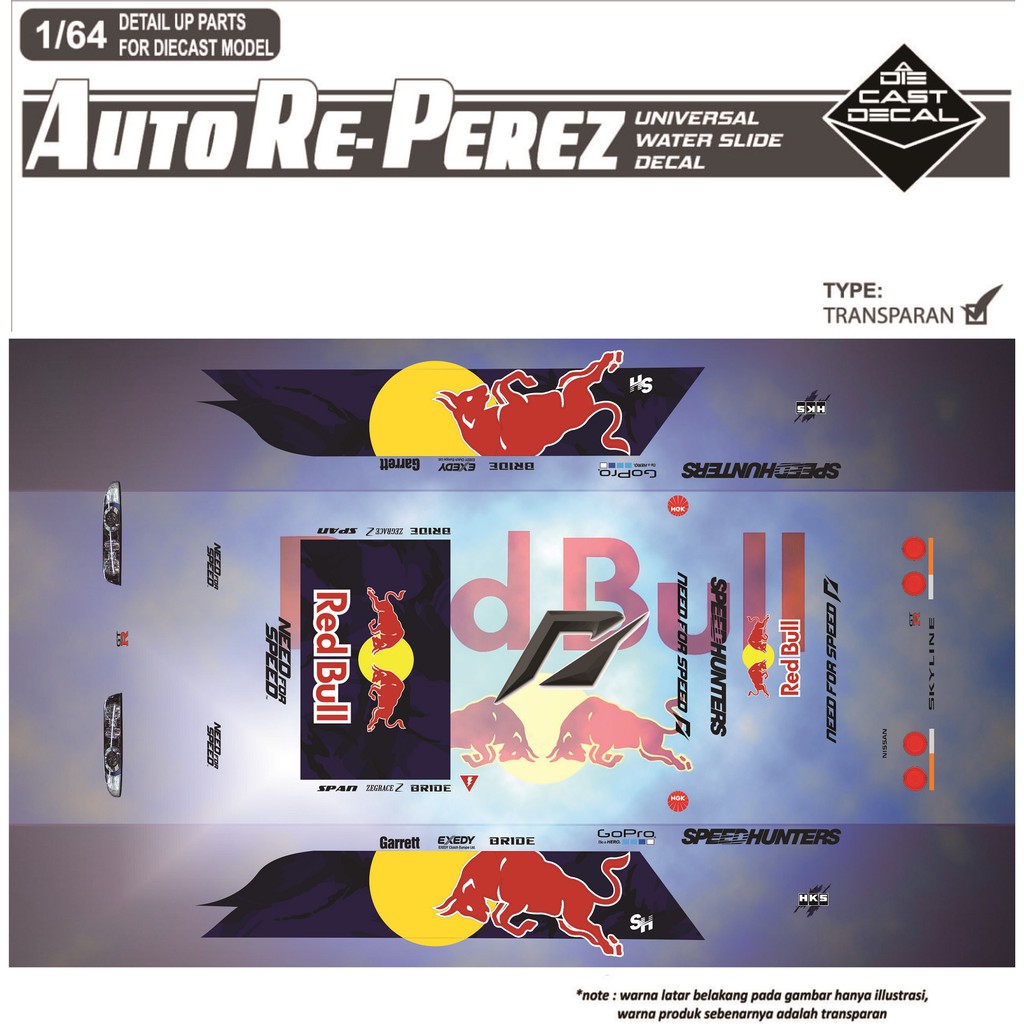 Jual Decal Hotwheels Autoreperez - Livery NFS NIssan Skyline R33 ...