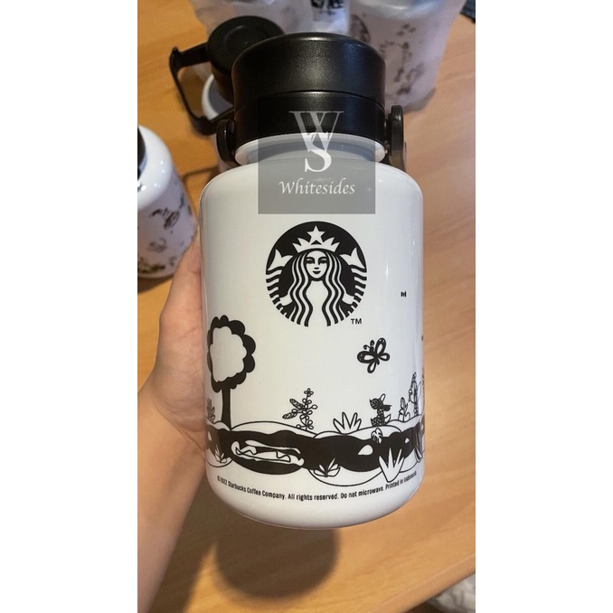 Jual Starbucks X Kreaby Original 1L Liter Plastic Reusable Bottle