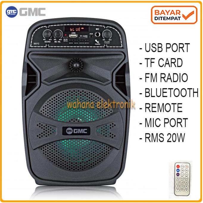 Jual Best Seller Gmc 897c Speaker Portablepengeras Suara 65