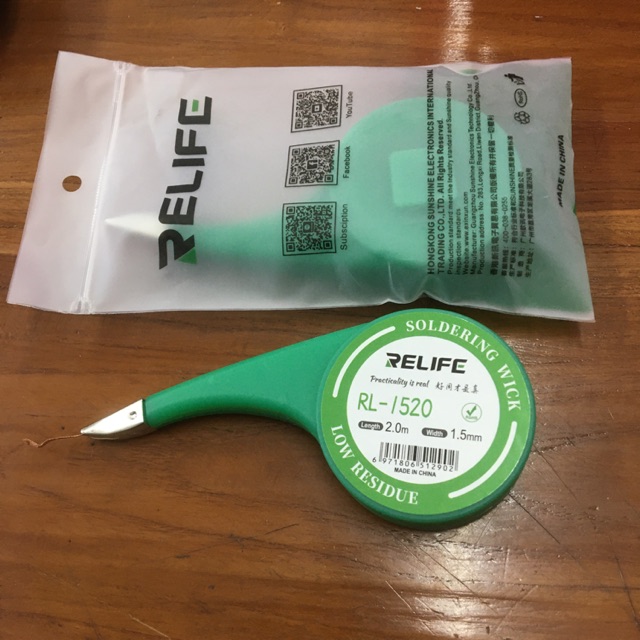 Jual SOLDERING WICK RELIFE RL-1520 (1.5mm) | Shopee Indonesia