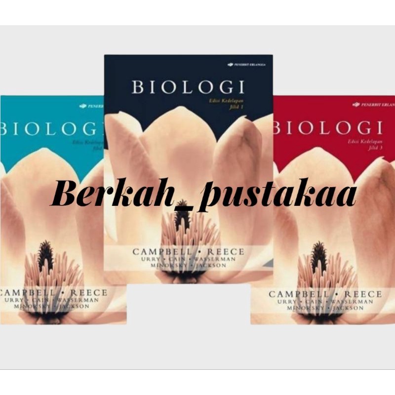 Jual Satu Paket Buku Biologi Campbell Jilid 1,2,3 ( 3 Buku ) | Shopee ...