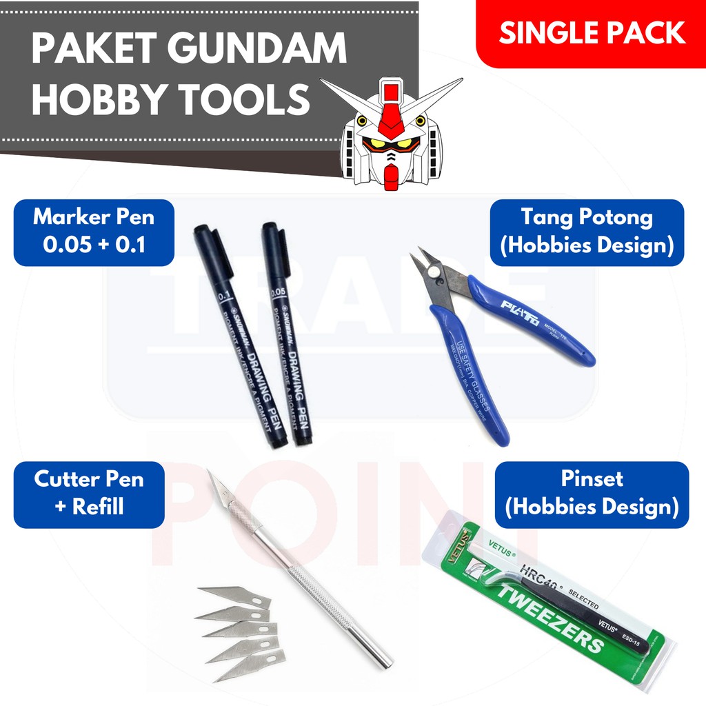 Jual Tools Set Gundam Gunpla - Tool Kit Rakit Gundam (Double Pack) -  Jakarta Barat - Trade Point