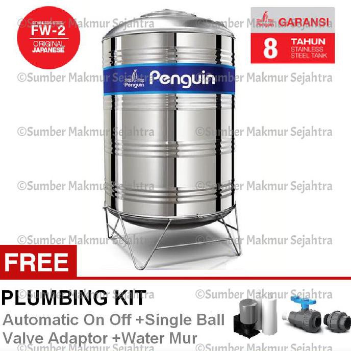 Jual Tangki Air Tandon Toren Stainless Penguin Tbsk 500 Liter Tbsk500 Shopee Indonesia 6032