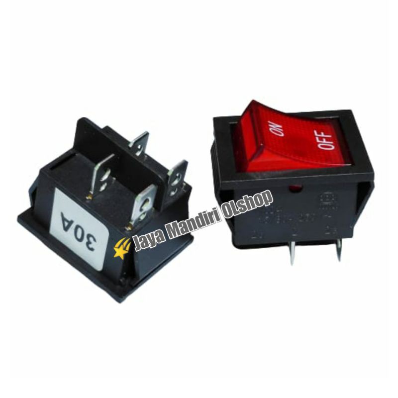 Jual Saklar Lampu Besar ON-OFF 4 Pin - 30A / Switch Lampu Besar ON ...