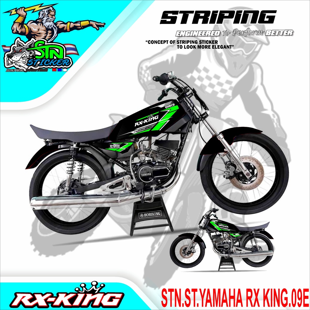 Jual STICKER STRIPING LIST VARIASI YAMAHA RX KING.09 | Shopee Indonesia