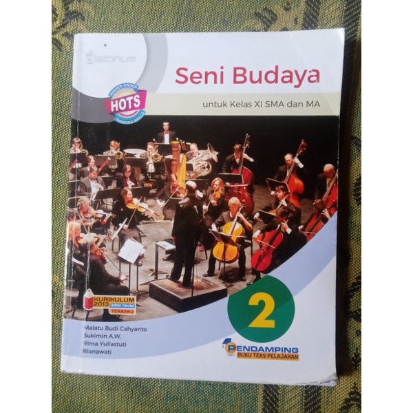 Jual Buku seni budaya kelas 11 XI/2 sma Kurikulum 2013 edisi revisi ...