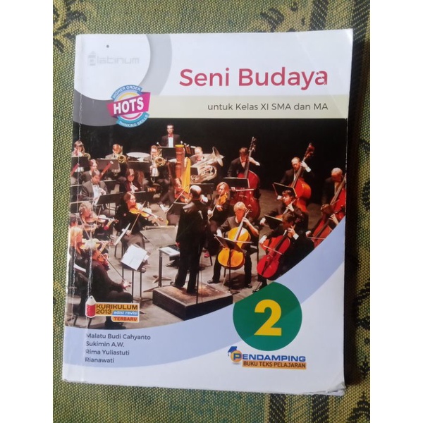 Jual Buku Seni Budaya Kelas 11 XI/2 Sma Kurikulum 2013 Edisi Revisi ...