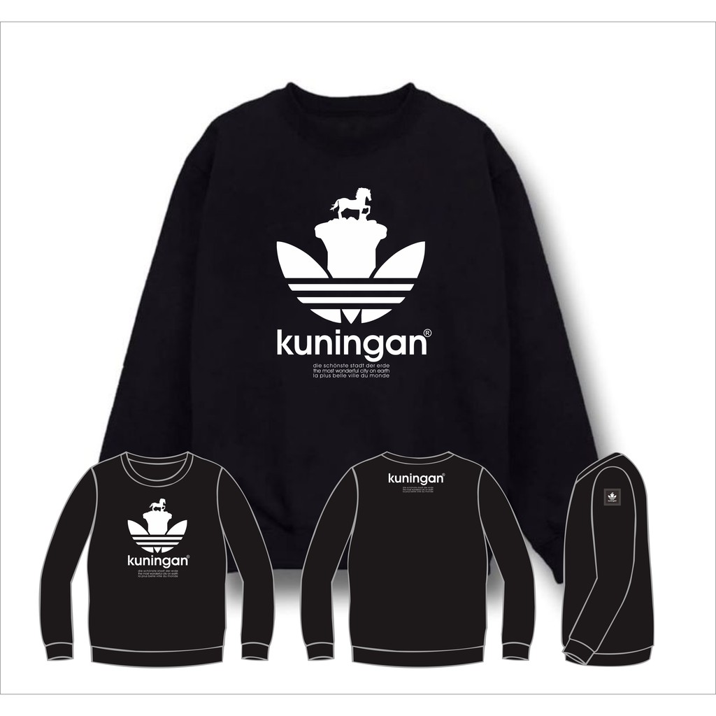 Jual Crewneck Sweater Adidas Trefoil Kuningan Casual Shopee Indonesia