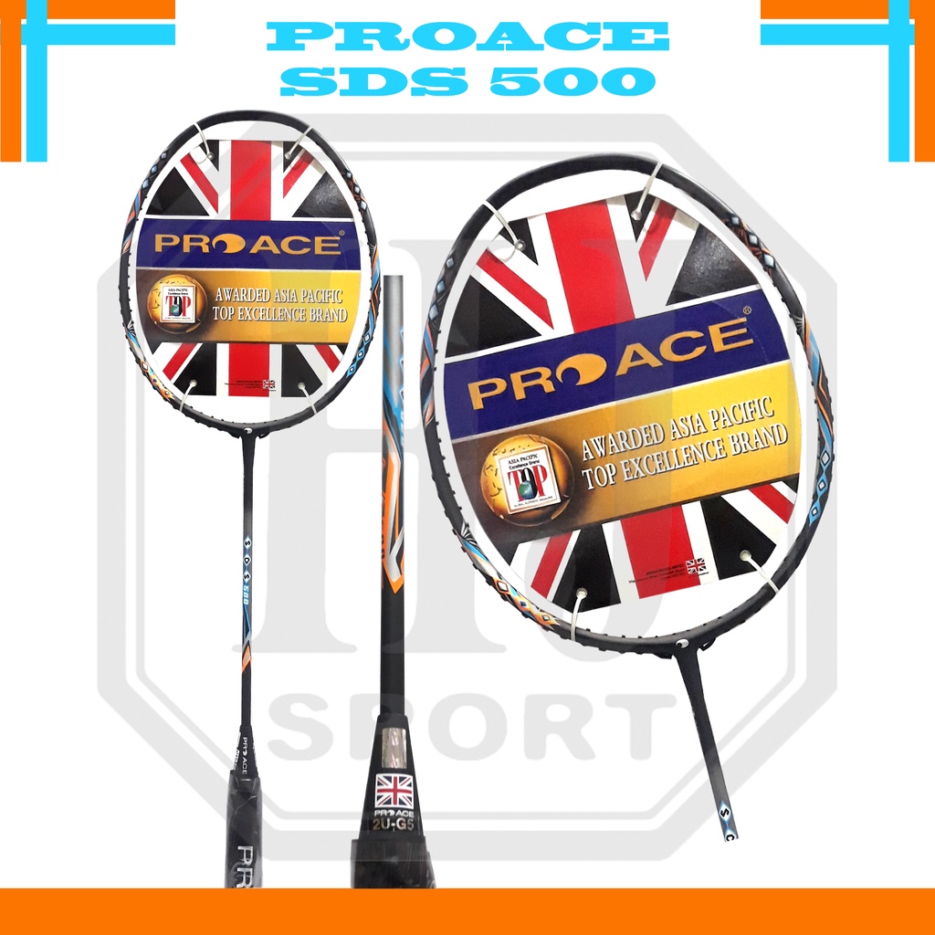 Jual Raket Badminton Original Pro Ace SDS 500 Bonus Komplit | Shopee ...