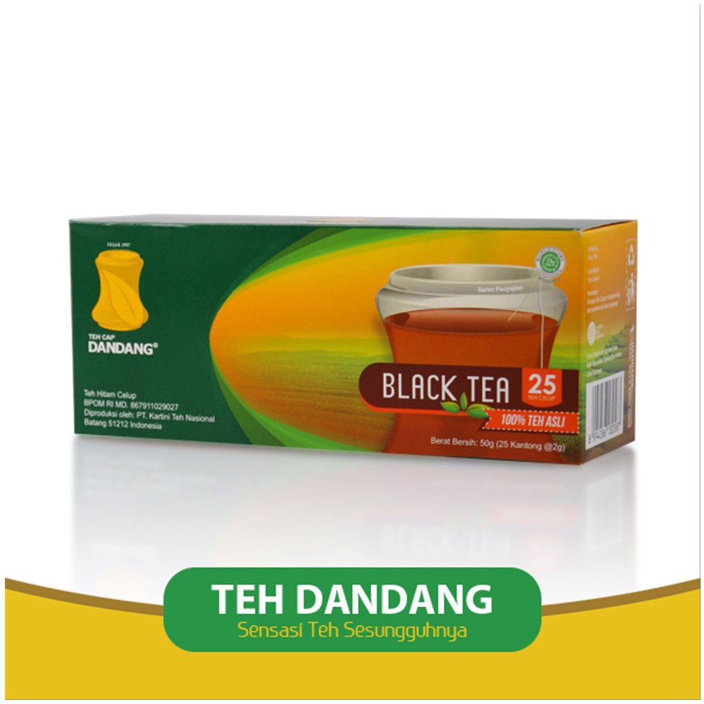 Jual Teh Cap Dandang Black Tea / VANILLA isi 25 pcs Shopee Indonesia