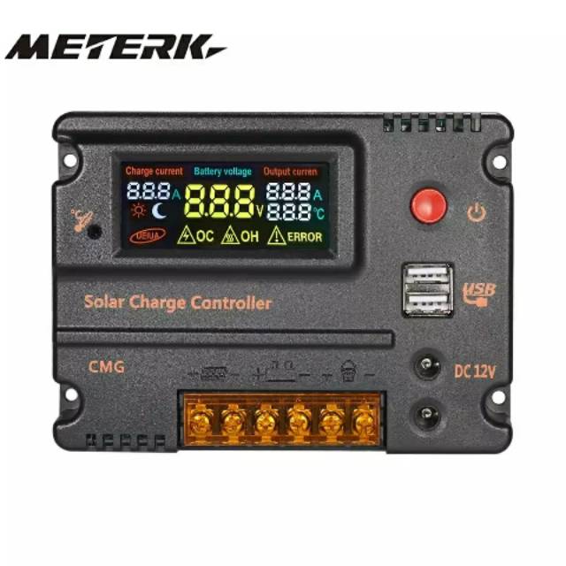 Jual Solar Charge Controller 20A SCC Solar Panel Battery Charge ...