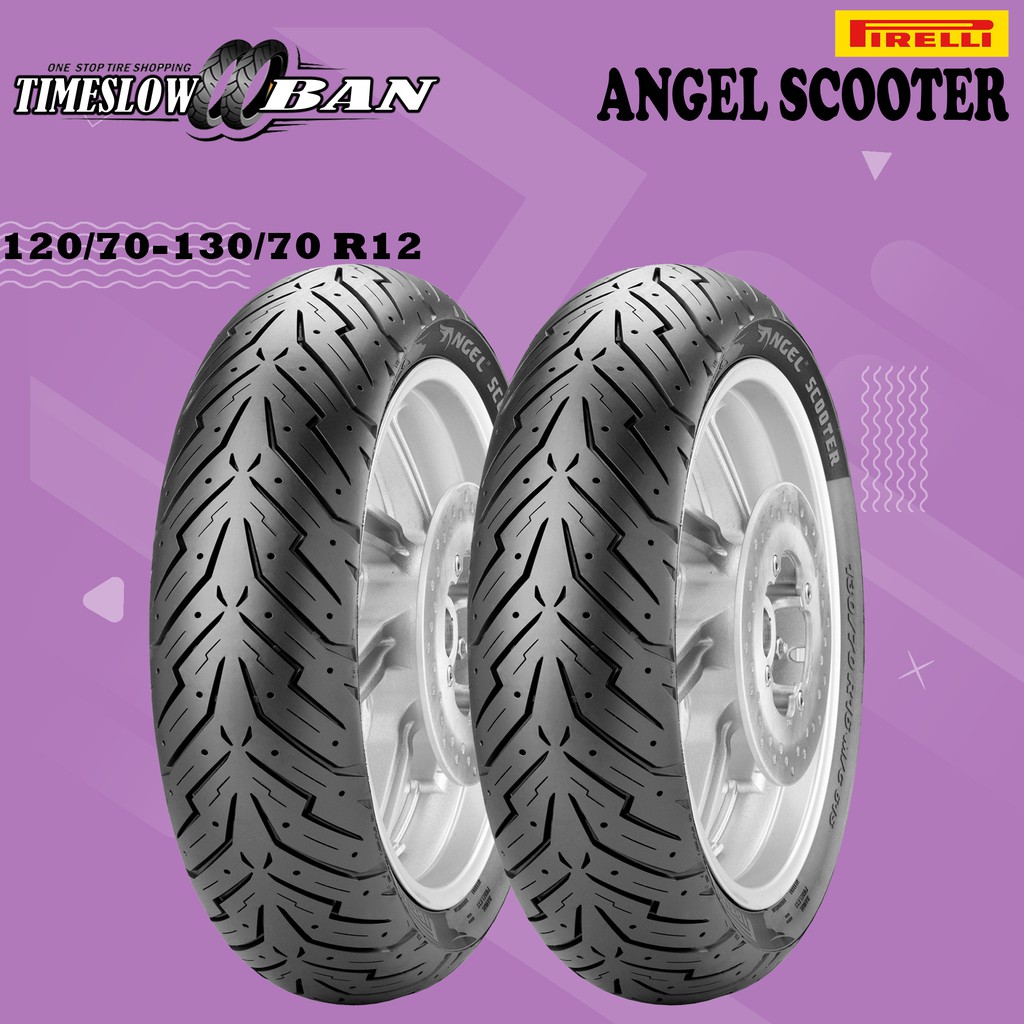 Jual Paket Ban Motor VESPA MATIC // PIRELLI ANGEL SCOOTER 120/70 - 130/ ...